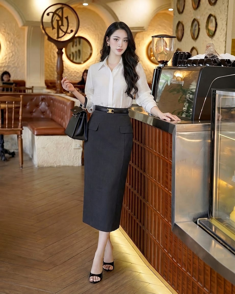 Áo sơ mi trắng form suông 26123_thumbnail_3