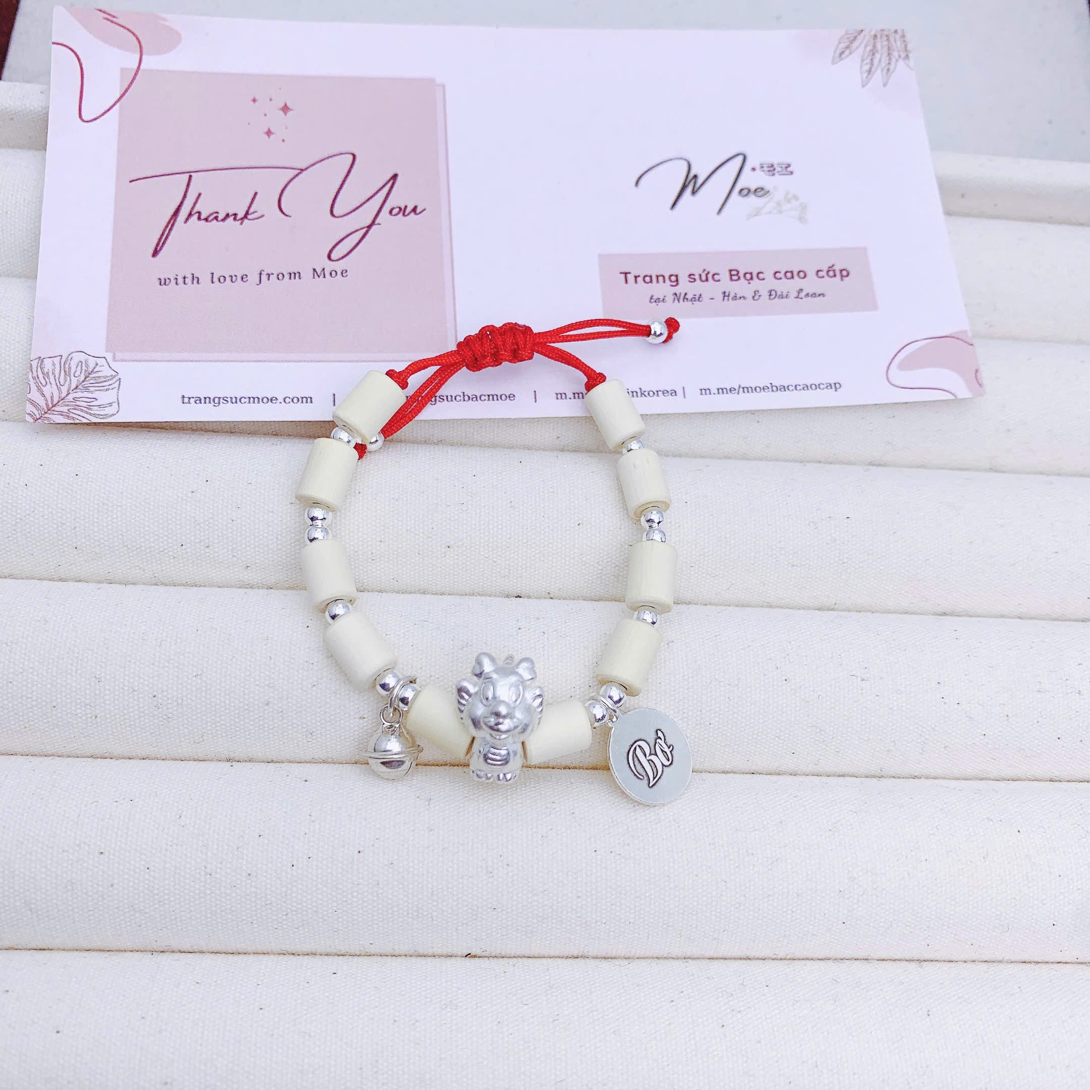 B72 - Vòng dâu tằm hạt trụ mix charm_thumbnail_1