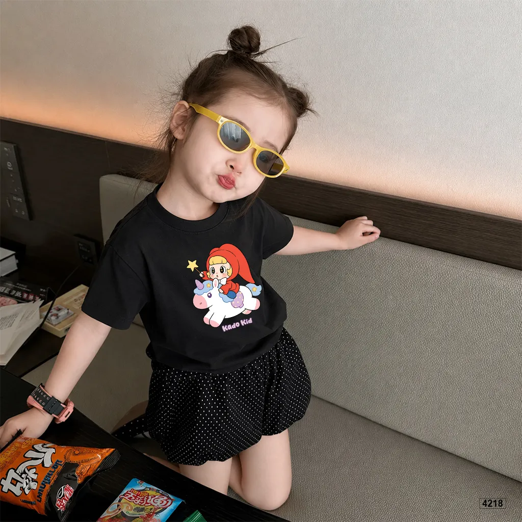 Áo thun bé gái Unicorn Princess đáng yêu Kado 4218_thumbnail_4
