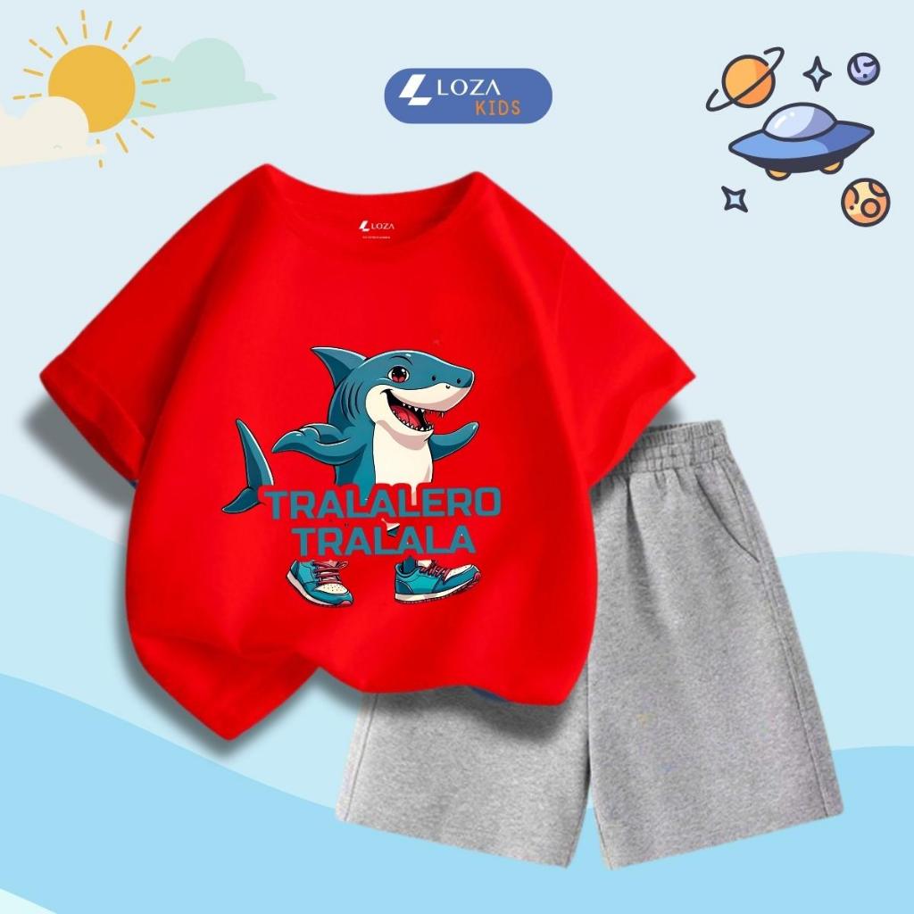 [XẢ KHO BỘ BÉ TRAI SIZE 110] Bộ đồ cho bé trai nhiều mẫu - Quần áo bé trai từ 15-18kg - Loza Kids XB002_thumbnail_19