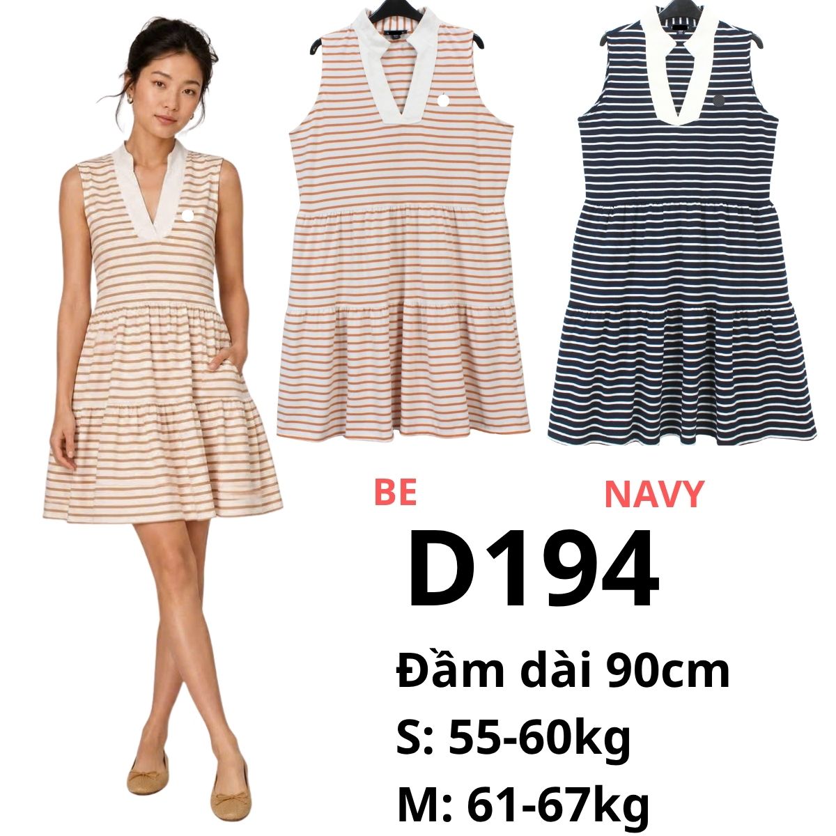 D194 -  Đầm thun