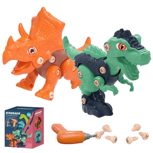 Set de Dinosaurios Armables (Eléctrico)