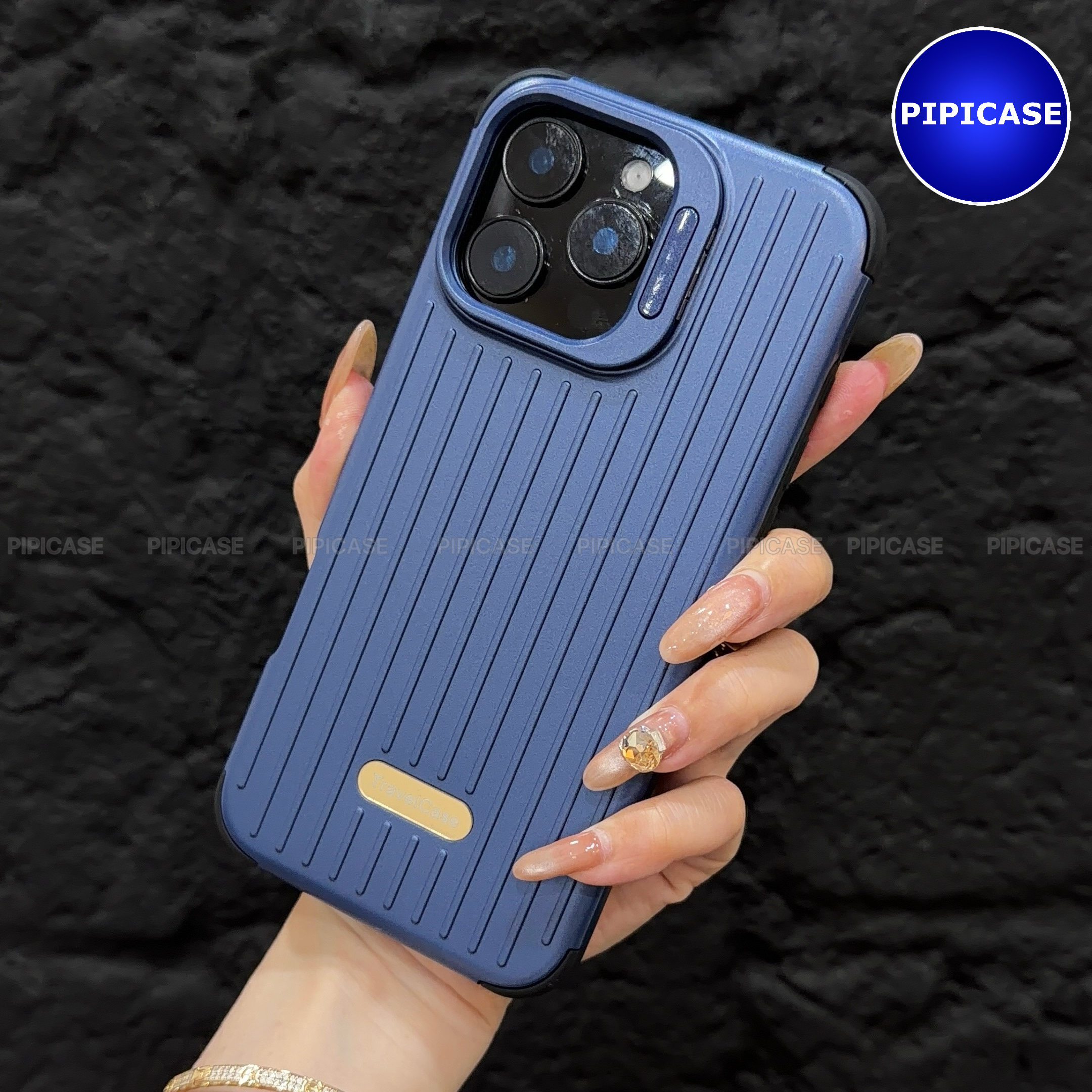 Ốp Lưng iPhone 16 Pro Max - Hondao - Xanh Dương