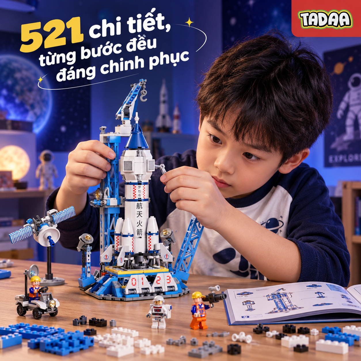 Bộ xếp hình chủ đề vũ trụ 458 chi tiết – Hành Trình Không Gian_thumbnail_2