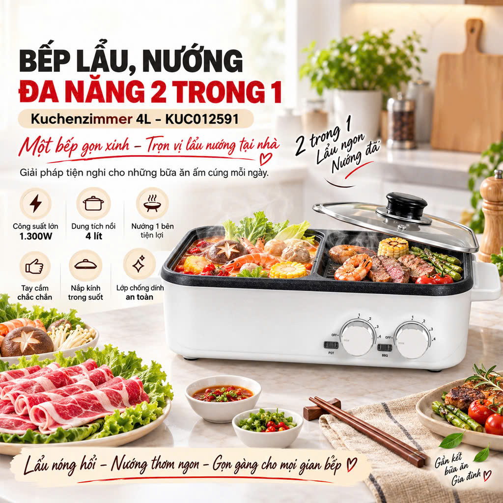 BẾP LẨU & NƯỚNG KUCHENZIMMER