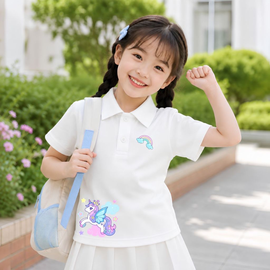 Áo polo bé gái hình Ngựa Pony - Loza PL007_thumbnail_1