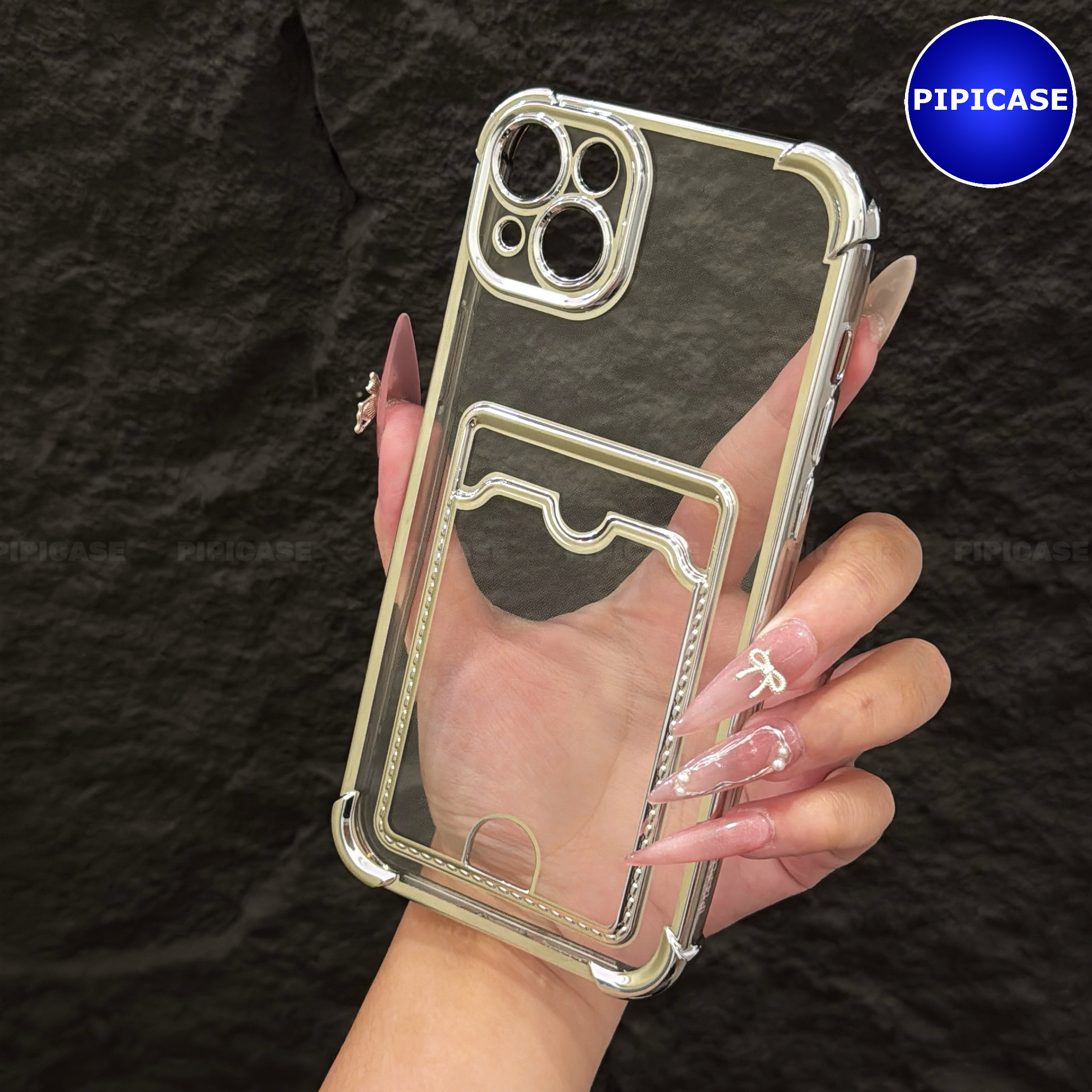 Ốp Lưng iPhone 14 Plus - Ốp Thẻ - Bạc_thumbnail_1