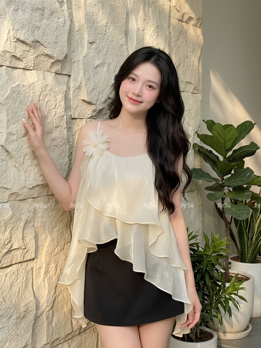 AOM33 - Áo Tơ Li Tầng