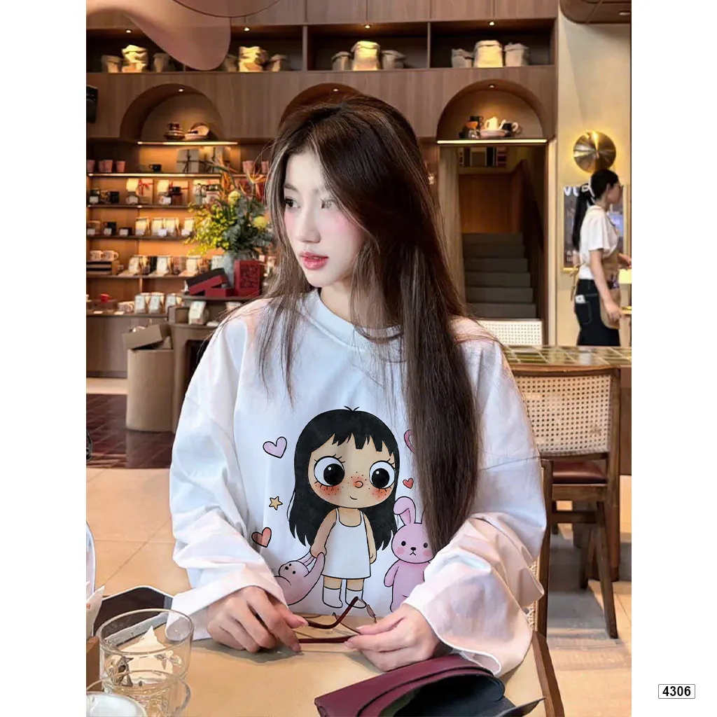 Áo thun tay dài unisex form boxy Miucho 4306_thumbnail_2