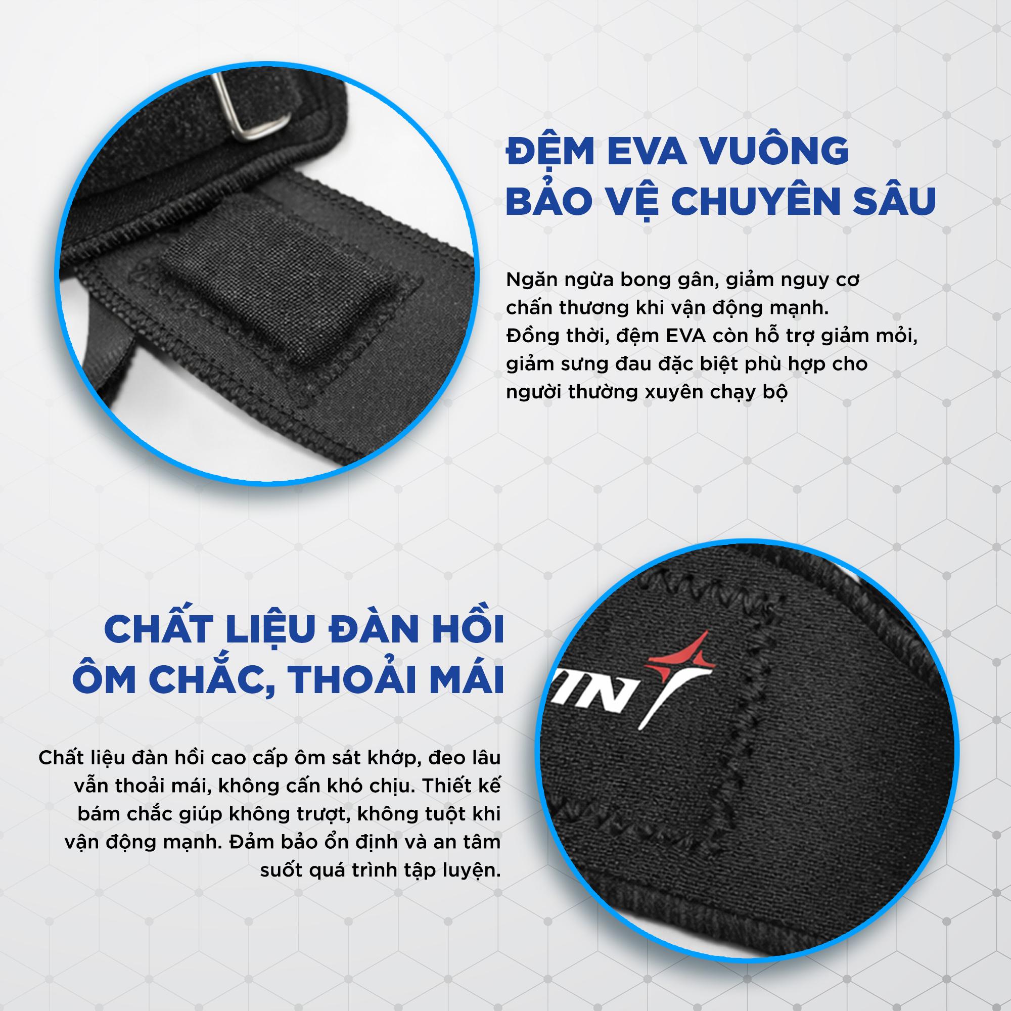 Bó Gối 1 Đai iWin Keepa (1 Chiếc) Hỗ Trợ Tập Luyện Thể Thao Đương Đại_thumbnail_1