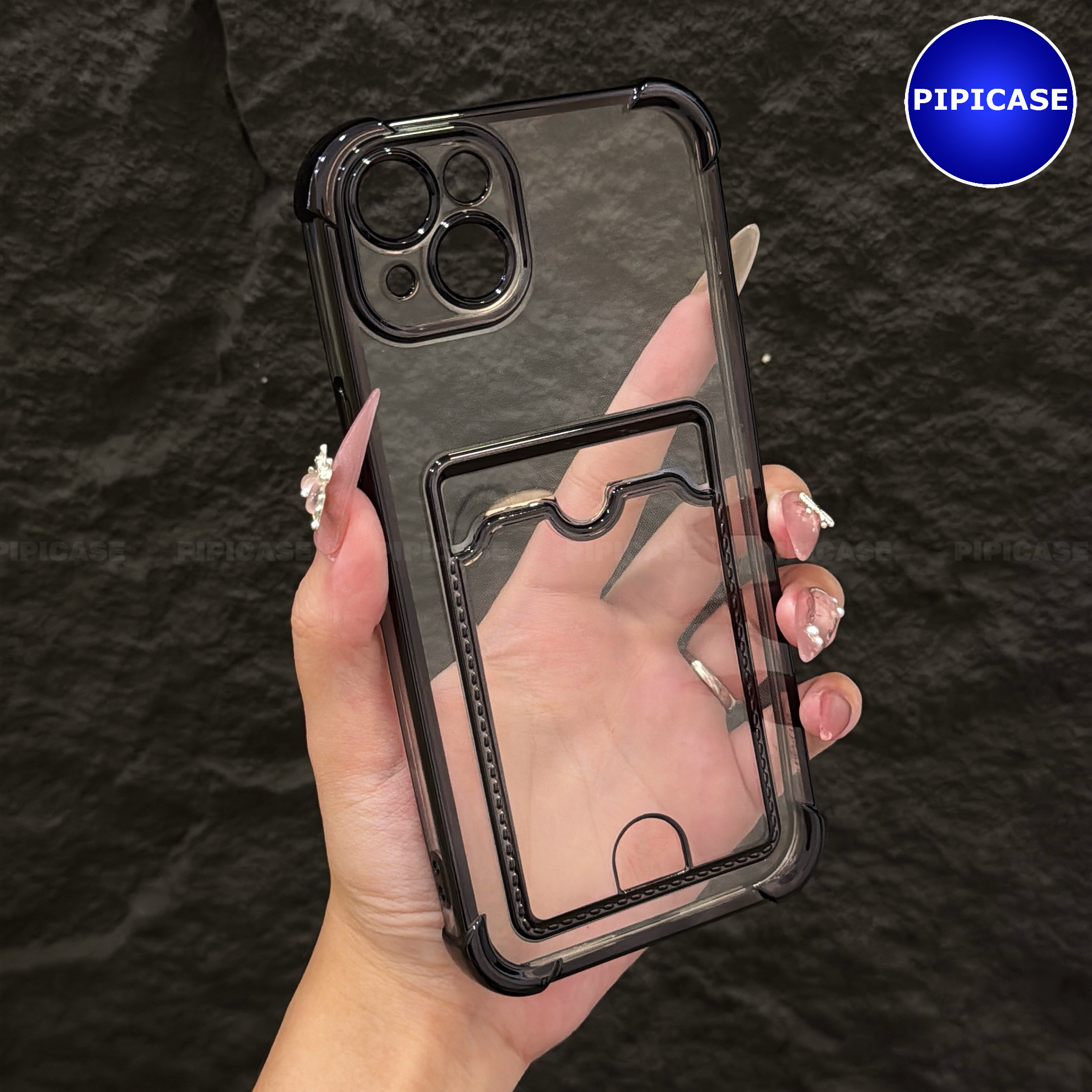 Ốp Lưng iPhone 14 Plus - Ốp Thẻ - Đen_thumbnail_0