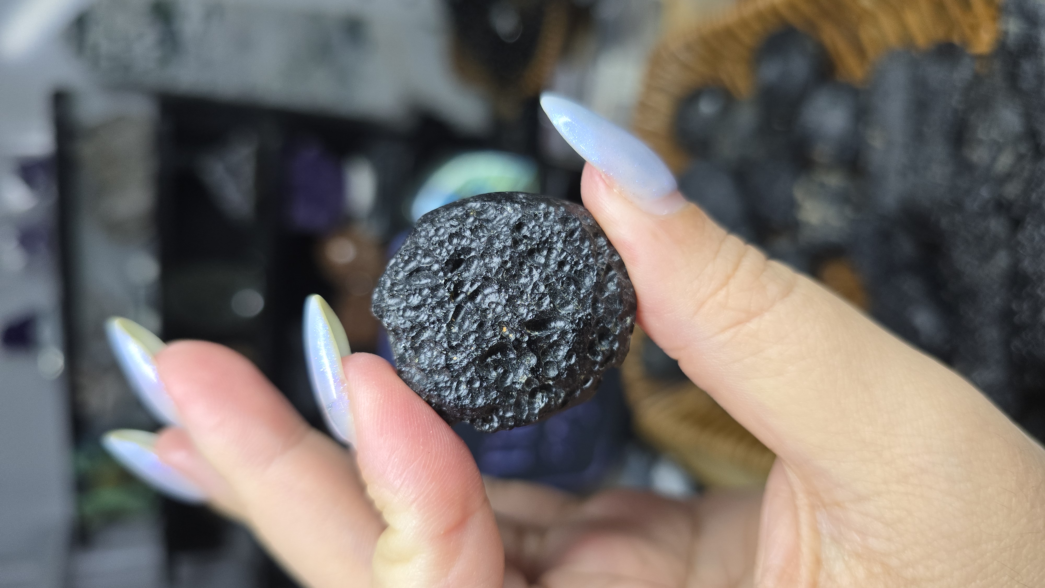 Indochinite Tektite Thủy Tinh Thiên Thạch Đông Dương_thumbnail_2