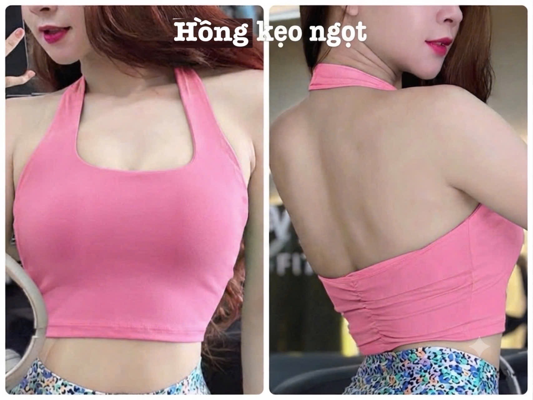 Áo Bra Yếm Nhún Lưng Nâng Ngực Không Gọng Chất Thun Lạnh Co Giãn Sẵn Mút_thumbnail_15