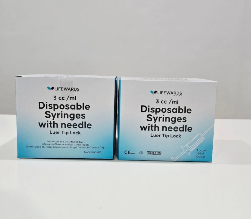 Lifewards Disposable Syringe 3cc with Needle 27G × 1
