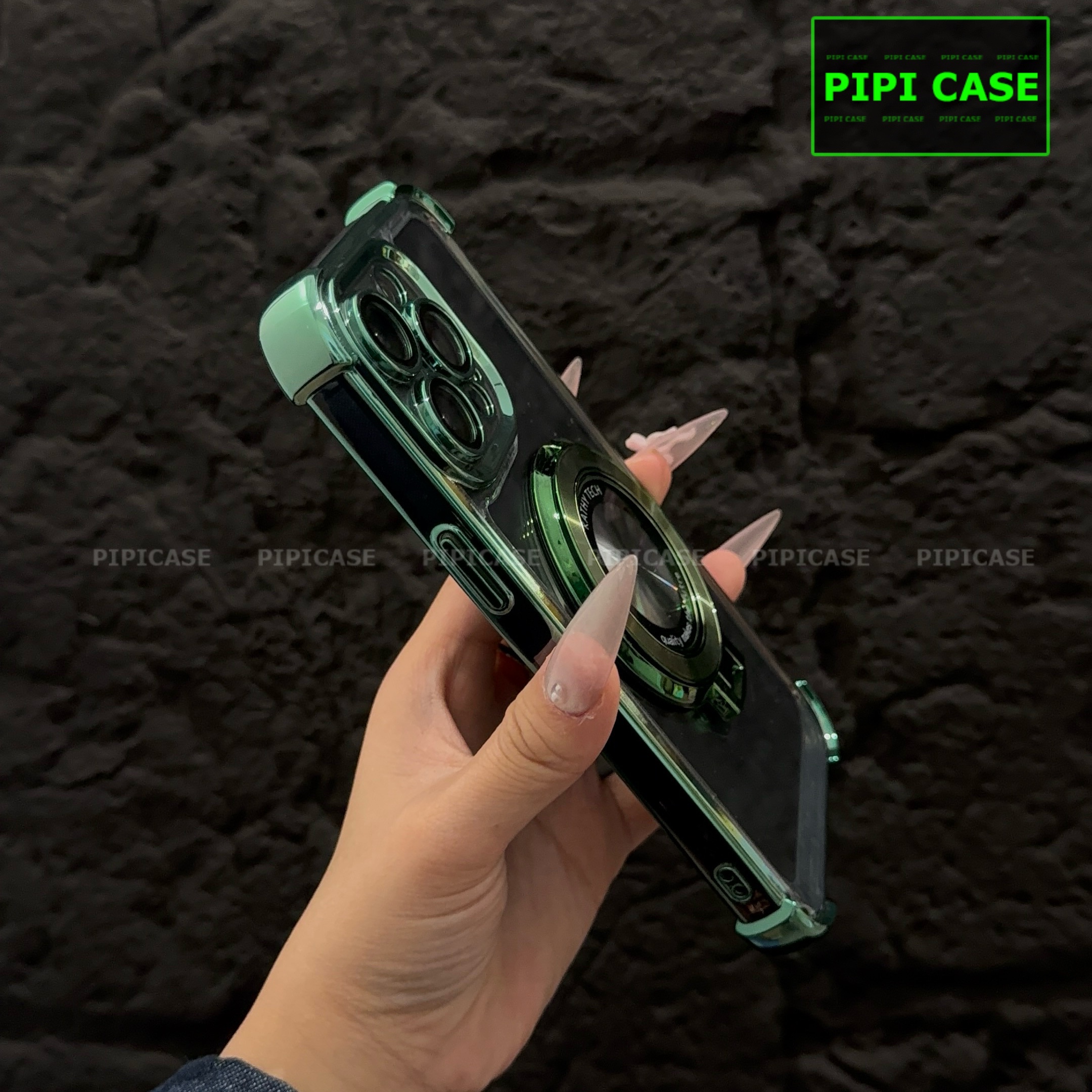 Ốp Lưng iPhone 15 Pro - Ven - Xanh lá_thumbnail_13