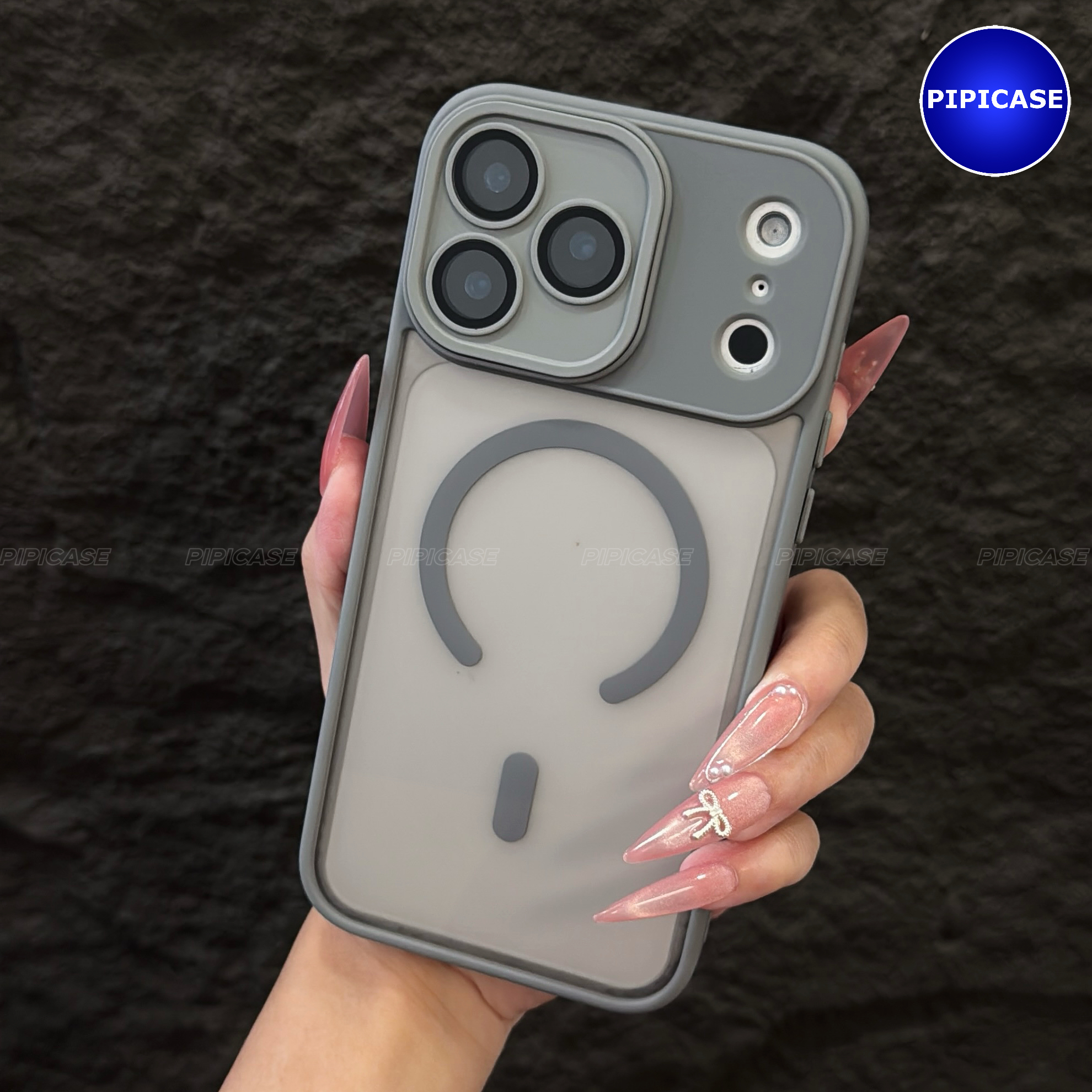 Ốp Lưng iPhone 17 Pro Max - Kao - Xám_thumbnail_0