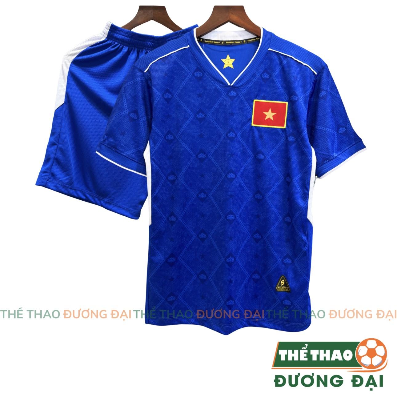 BST Quần Áo Bóng Đá ĐT Việt Nam SV Thun Mè S-Comf Thoáng Khí Thể Thao Đương Đại