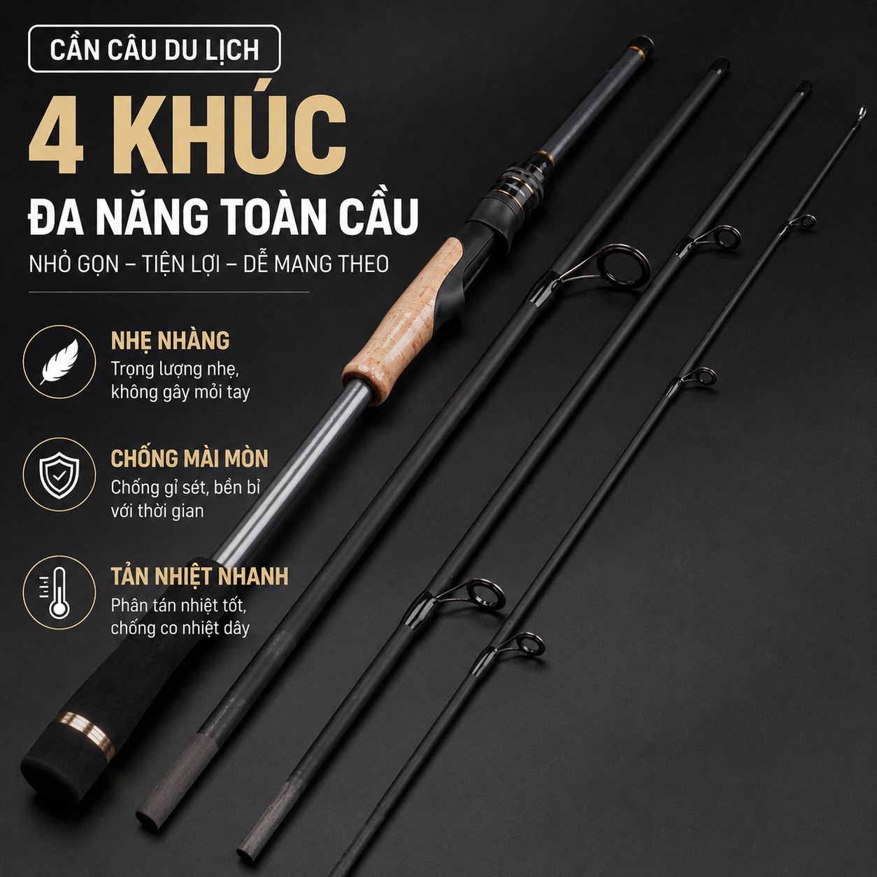 Cần Câu Du Lịch 4 Khúc 1.98m / 2.1m Carbon Fiber ML_thumbnail_7
