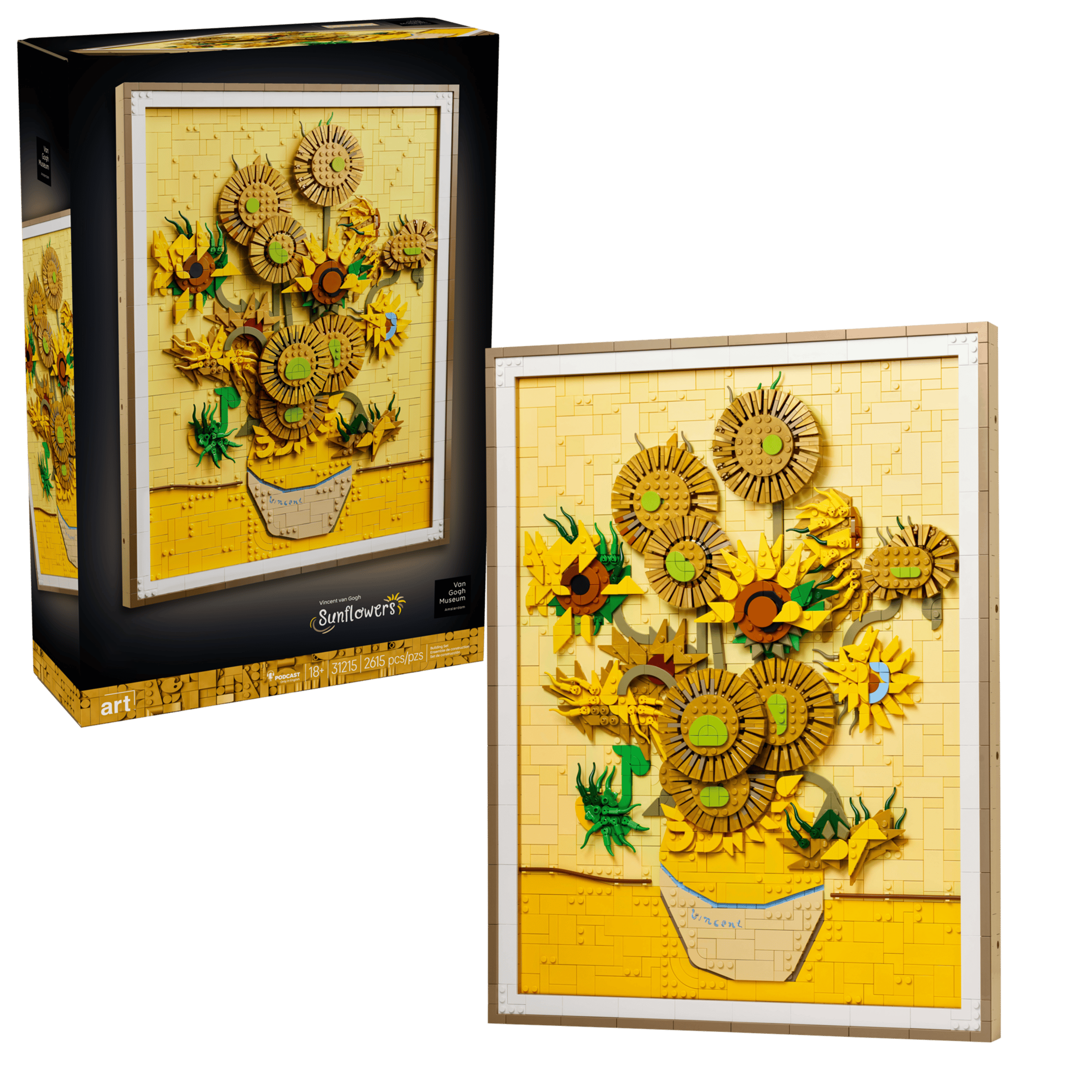 Tranh Non LEGO Vincent van Gogh – Sunflowers