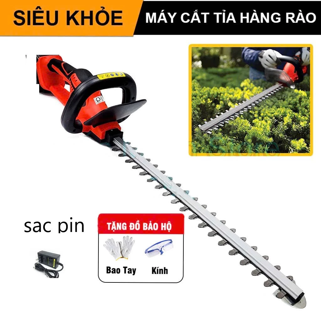 Máy Cắt Tỉa Cây Cảnh LAPUSEN Dùng Pin-Máy Cắt Tỉa Hàng Rào, Chính Hãng 100% Lõi Đồng_thumbnail_4