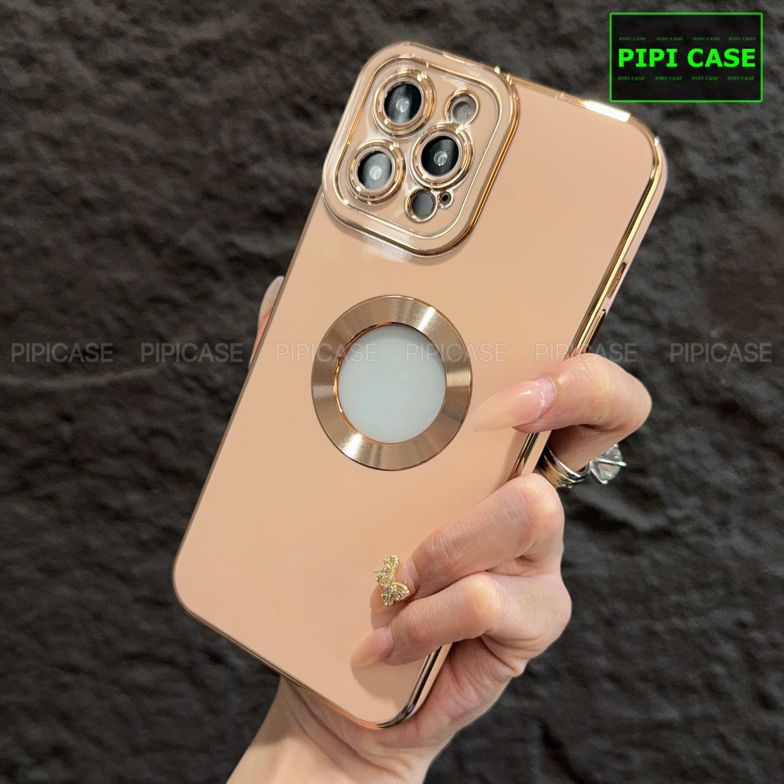 Ốp Lưng iPhone 11 Pro Max - Pandora - Vàng Hồng 2