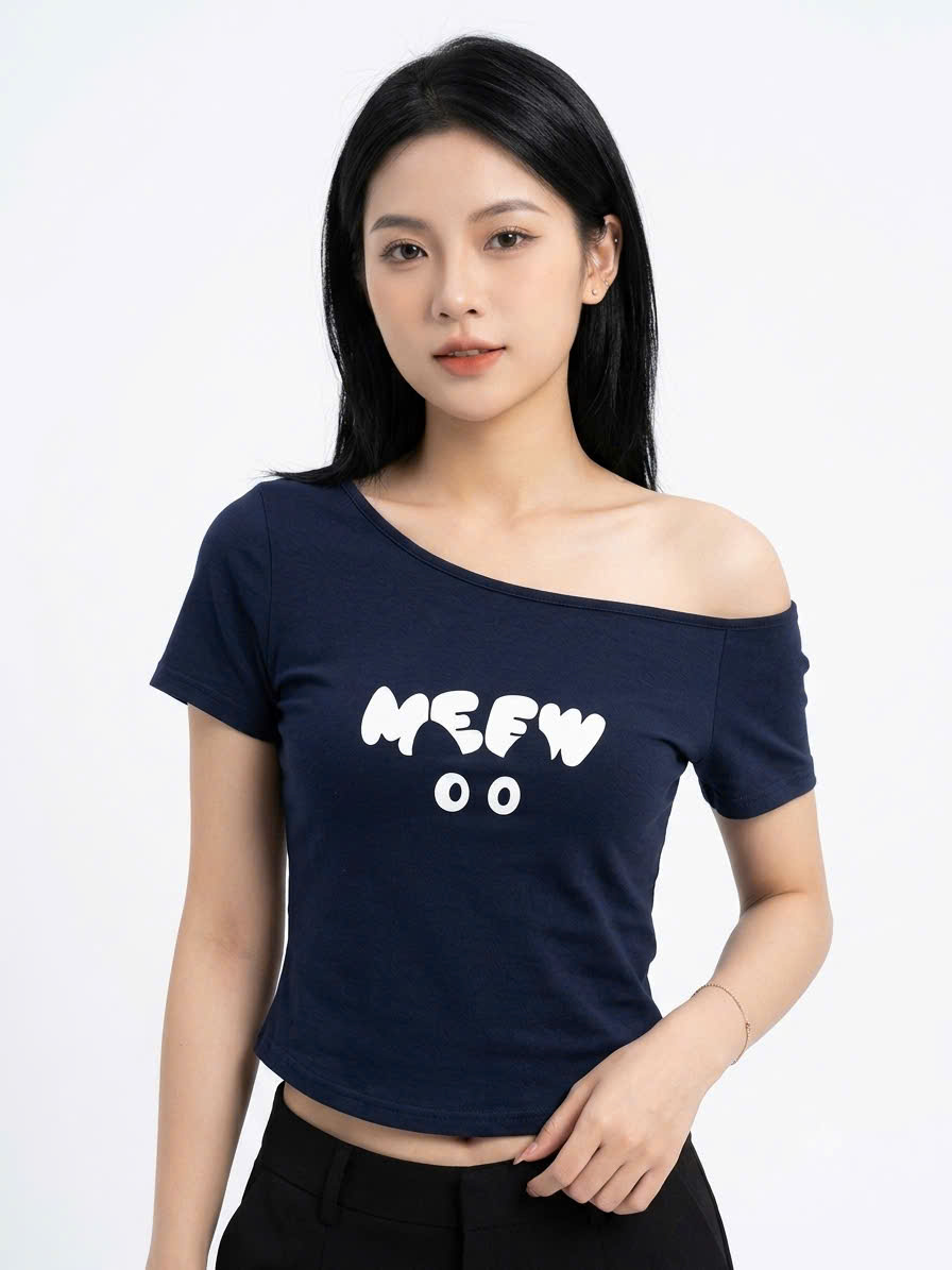 MS FR1007347 - Áo Thun Lệch Vai