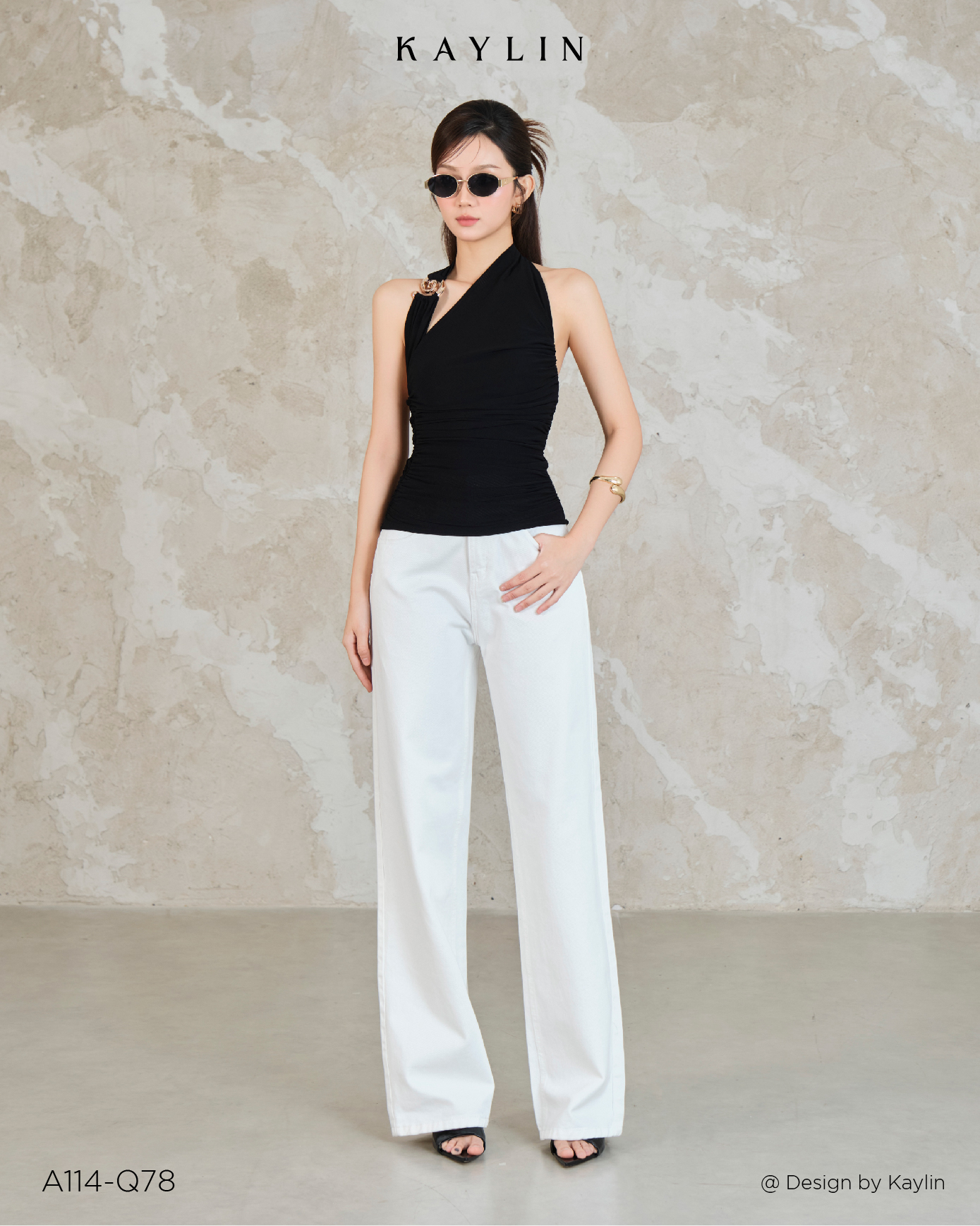 Quần Jean suông KALIN Luna Straight Jeans