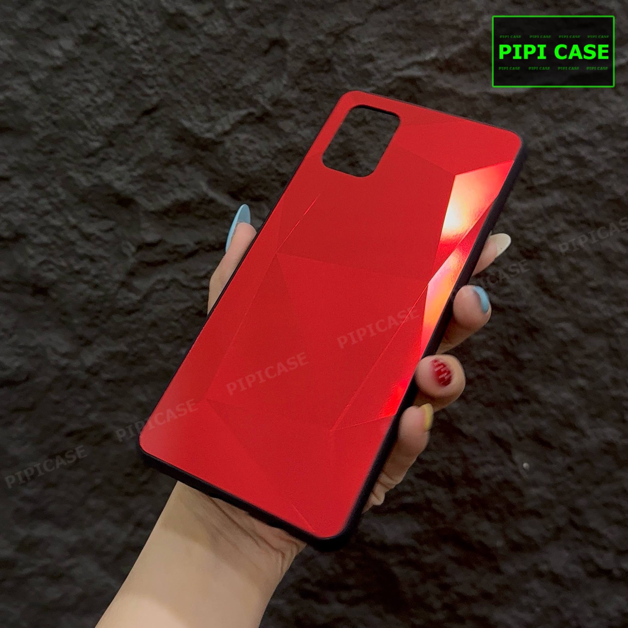 Ốp Lưng Samsung A71 - Kim Cương 6D - Đỏ_thumbnail_4