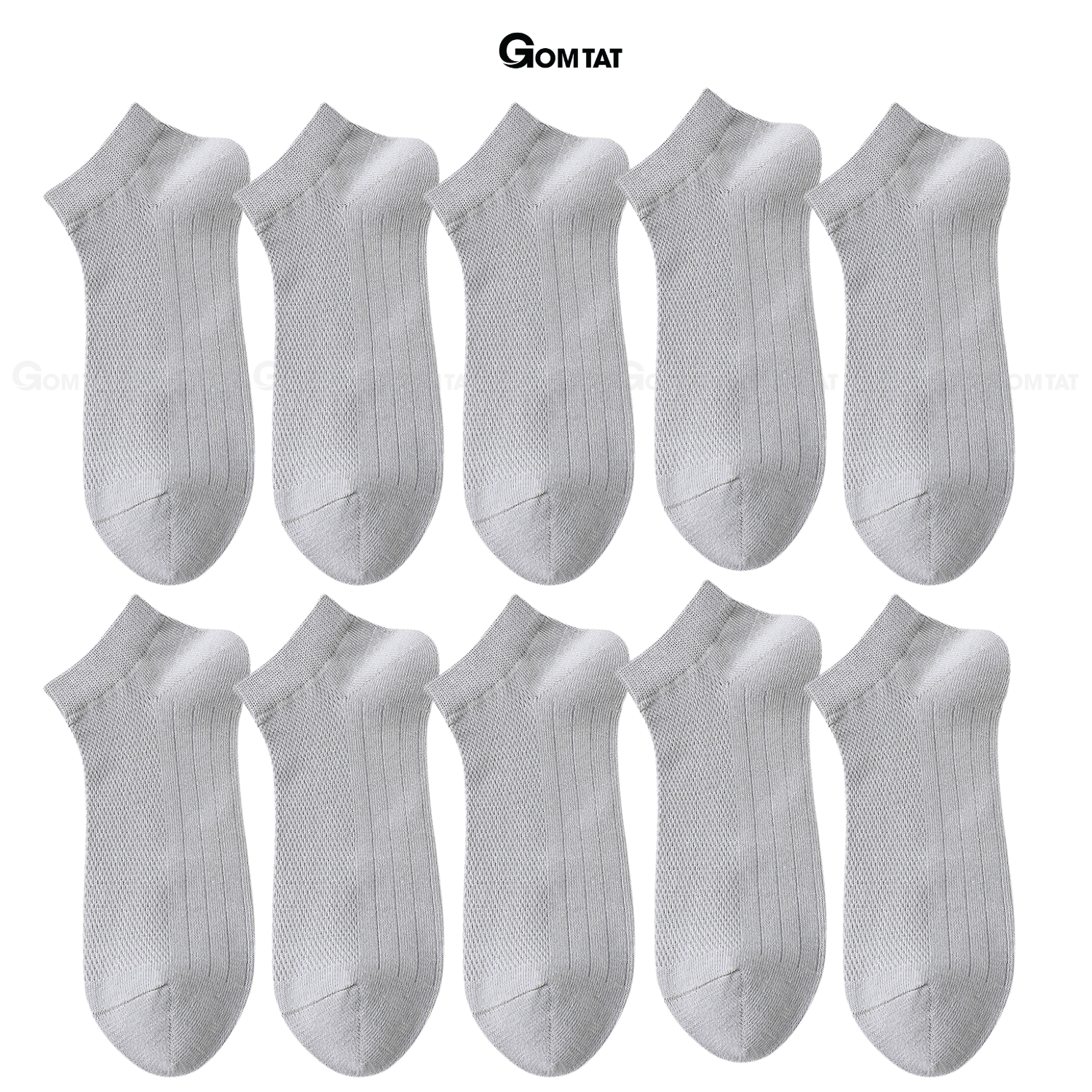Combo tất nam cổ thấp GOMTAT, chất liệu cotton mặt lưới cao cấp hút ẩm khử mùi - MIA-2002_thumbnail_12