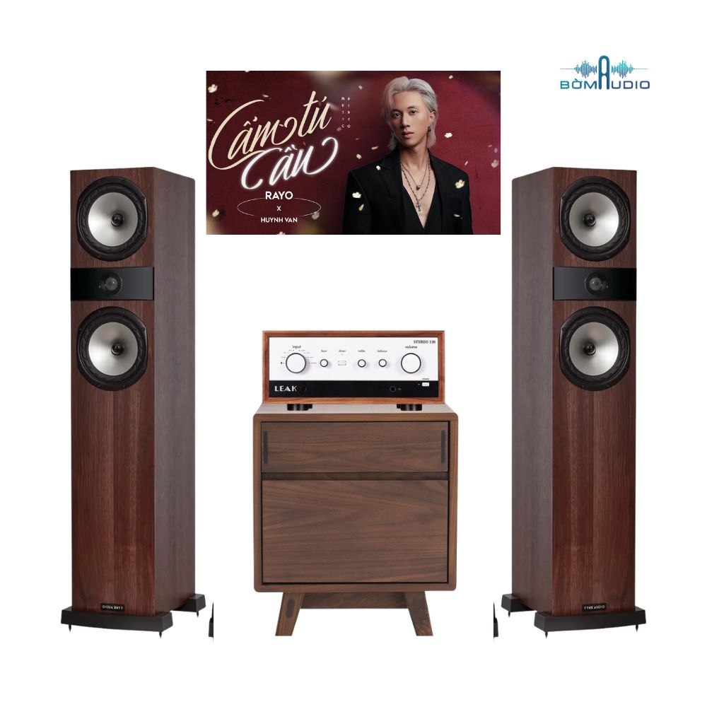 Combo Amply LEAK STEREO 130 + Loa Cột FYNE AUDIO F303I - LSF1