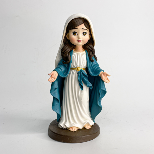 Tượng Đức Mẹ ban ơn chibi 15cm