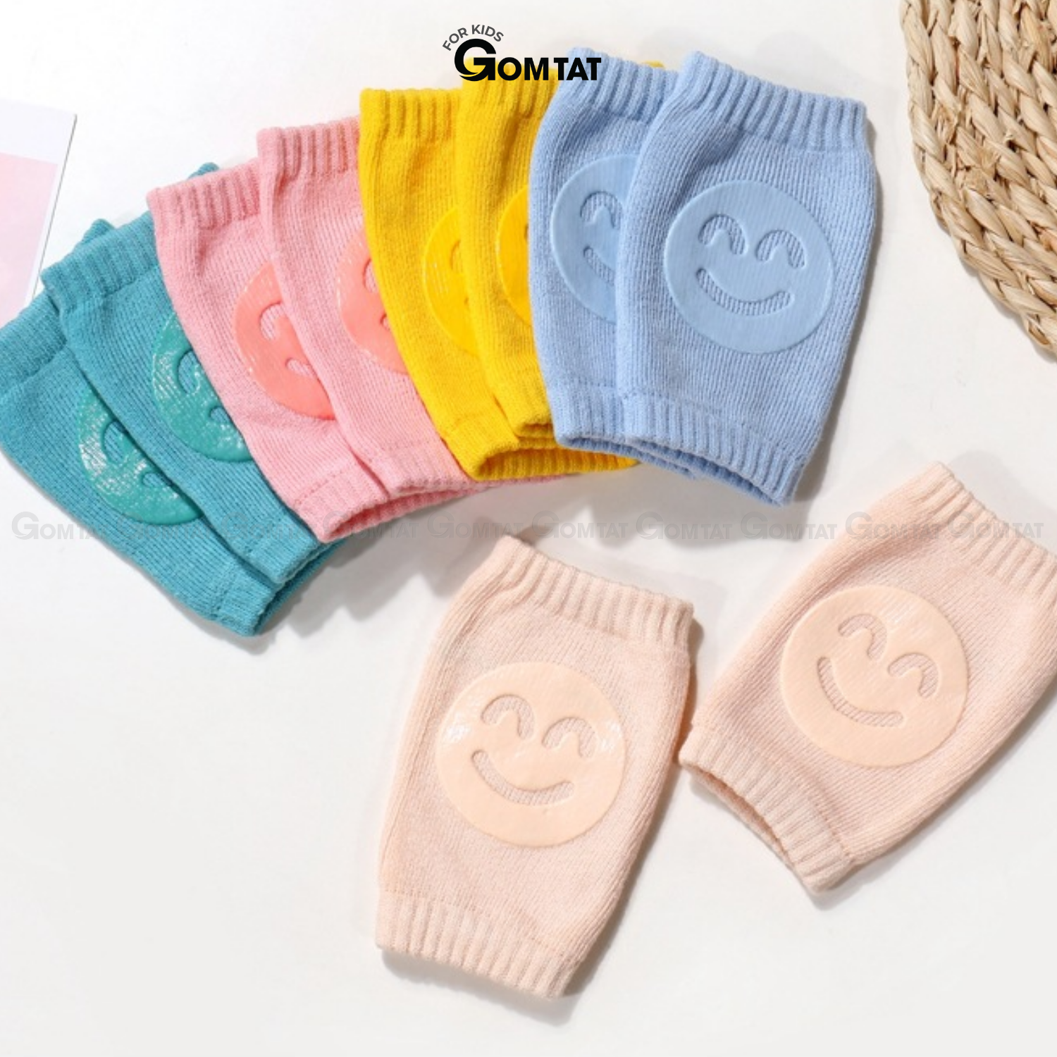 Combo 5 đôi tất tập bò trẻ em GOMTAT vớ bảo vệ gối có đệm silicon cho trẻ dưới 18 tháng tuổi - YIQ-H005_thumbnail_7