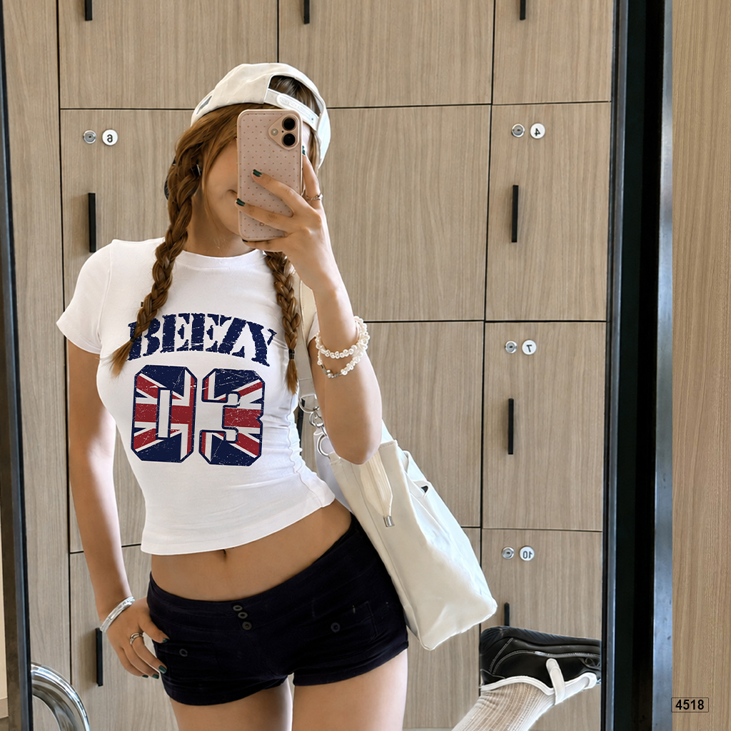 Áo baby tee nữ form ôm Beezy street wear in mix 4518_thumbnail_2