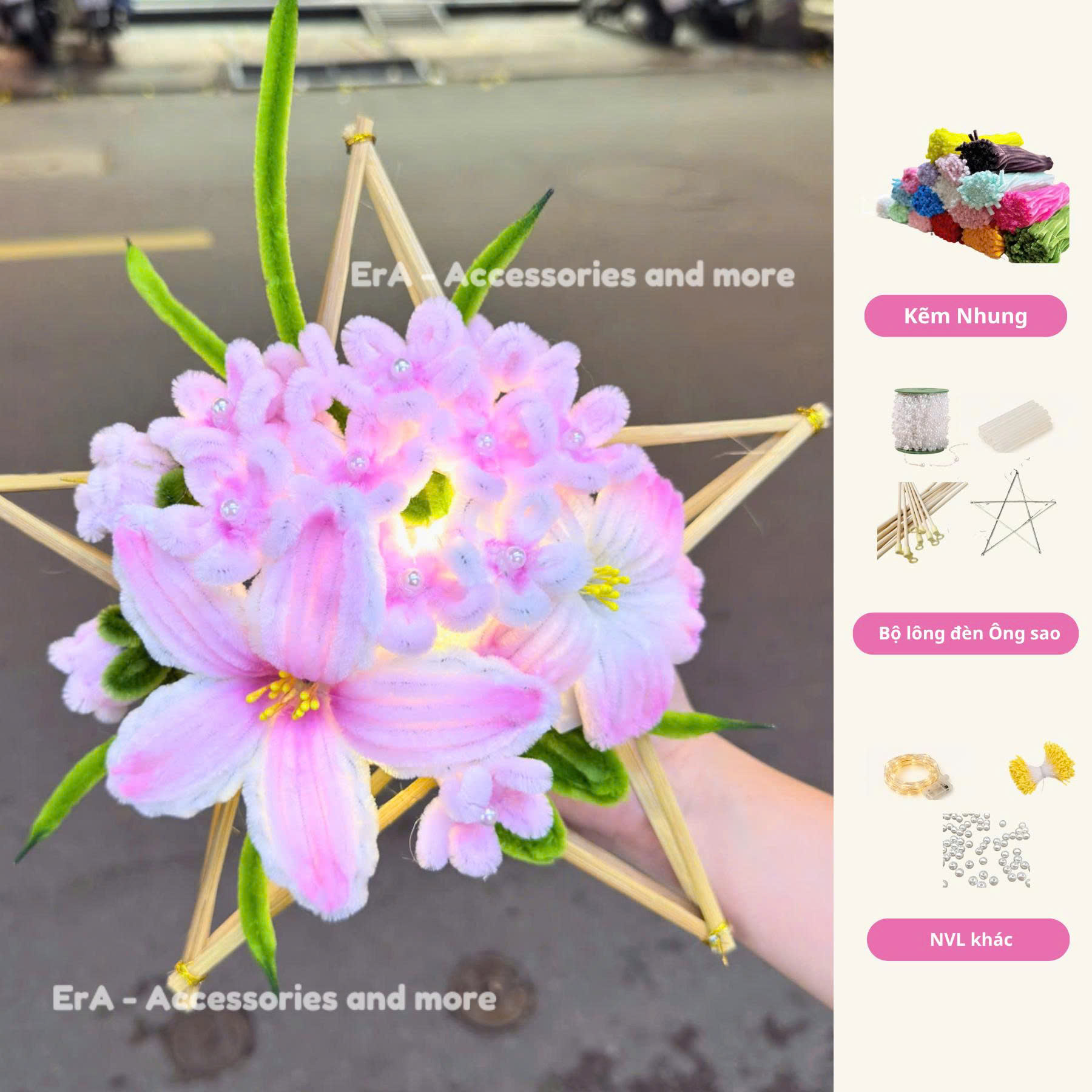 Lồng Đèn Trung Thu Hoa Lụa / Kẽm Nhung_thumbnail_3