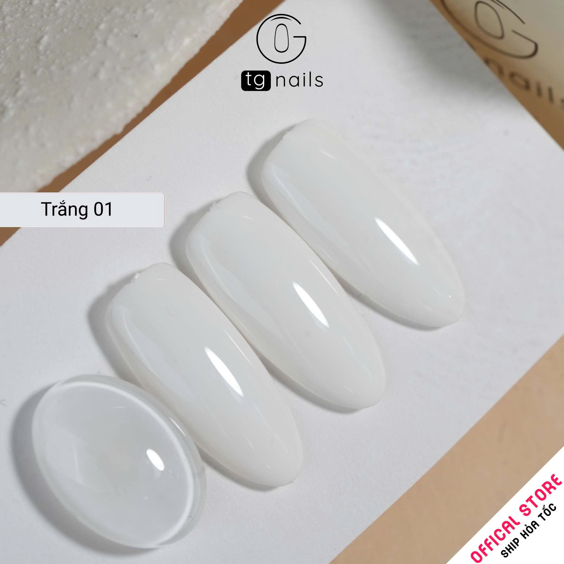 Sơn gel Trắng chai 10g TG Nails_thumbnail_2