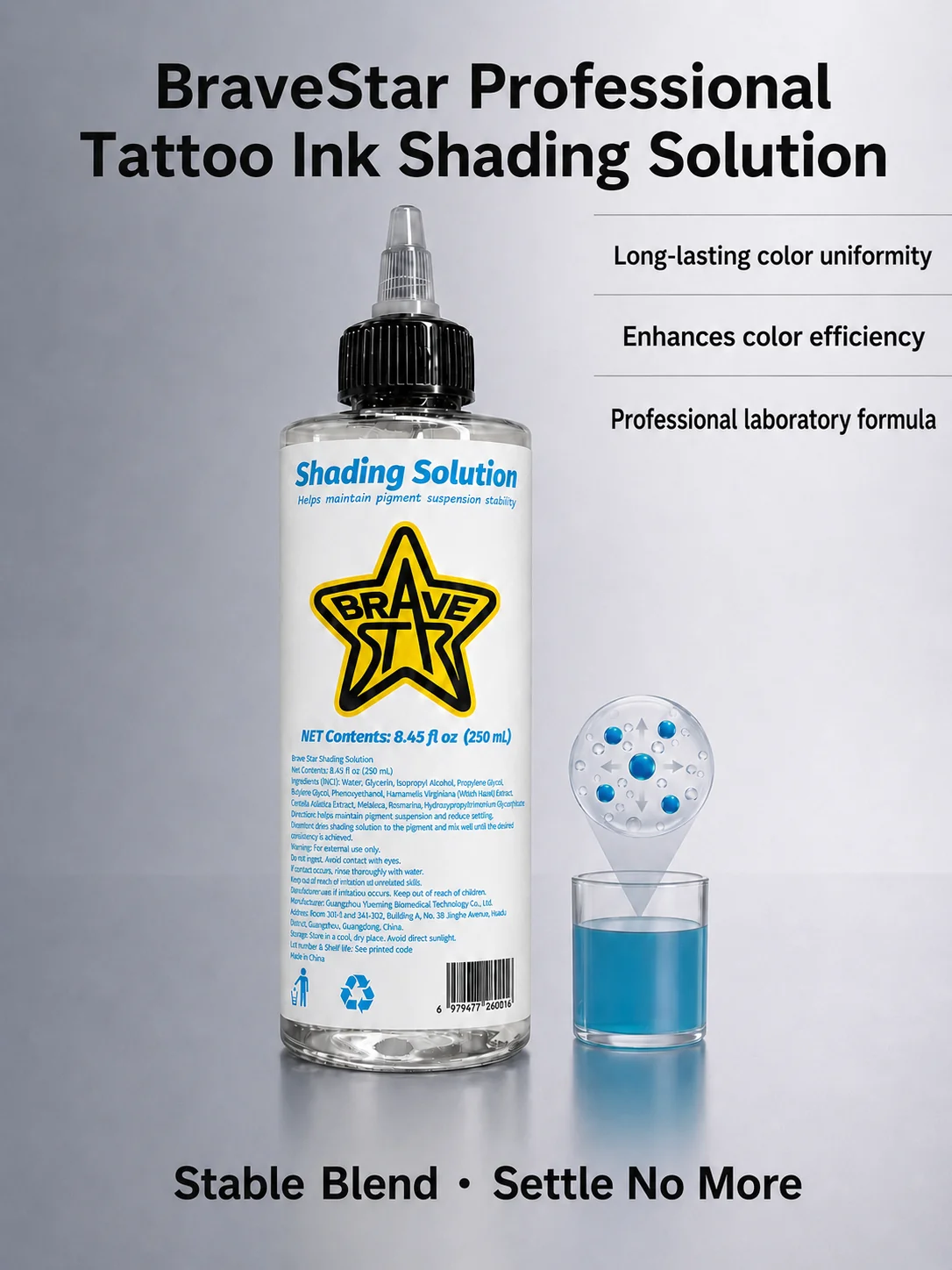 Pha đen Brave Star - Dilution Solution - 250ml_thumbnail_5