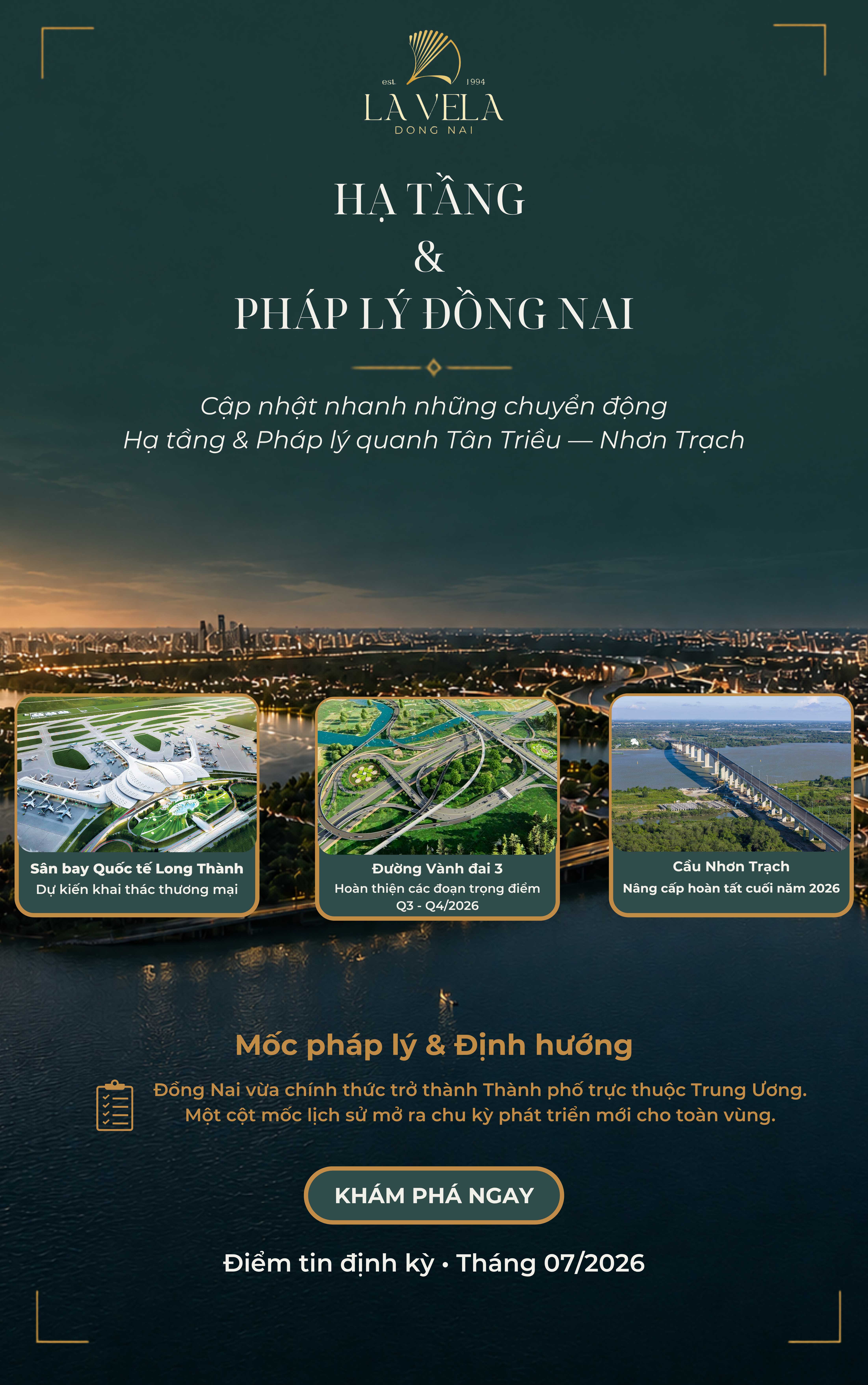 ĐIỂM TIN HẠ TẦNG PHÁP LÝ ĐỒNG NAI 07.2026