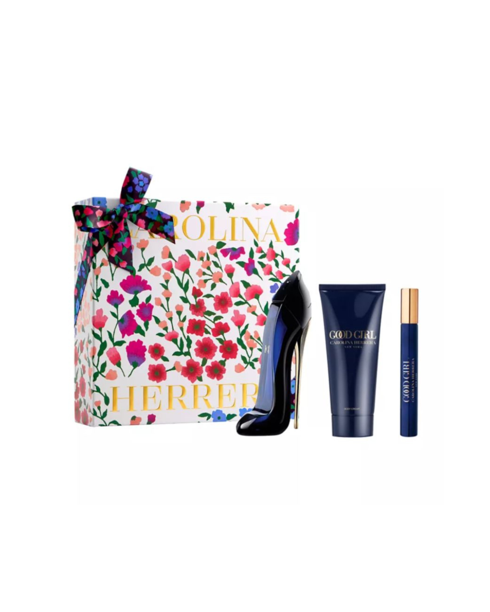 Gift Set Good Girl EDP 3PCS (EDP 80ml + EDP 10ml + Body Lotion 100ml) (Guốc đen)