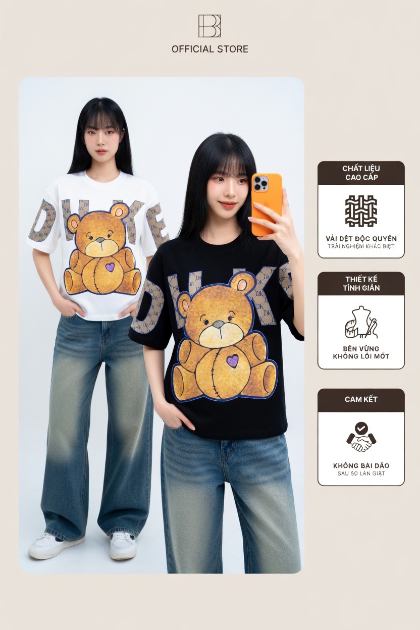 DUKE Teddy DCK T-Shirt - Cotton 100%_thumbnail_5