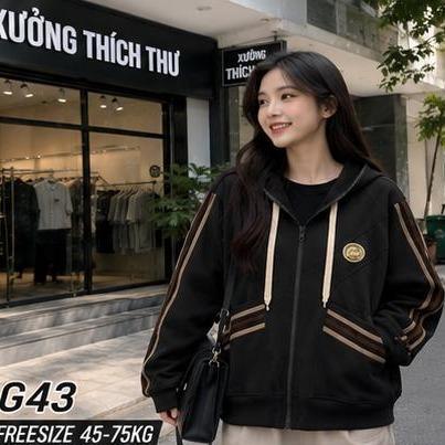 Thích Thư Áo Khoác Thun Mã G43 - Chất Liệu Cao Cấp Mềm Mịn Co Giãn Tốt Form Suông Thoải Mái Che Khuyết Điểm Phong Cách Trẻ Trung_thumbnail_6