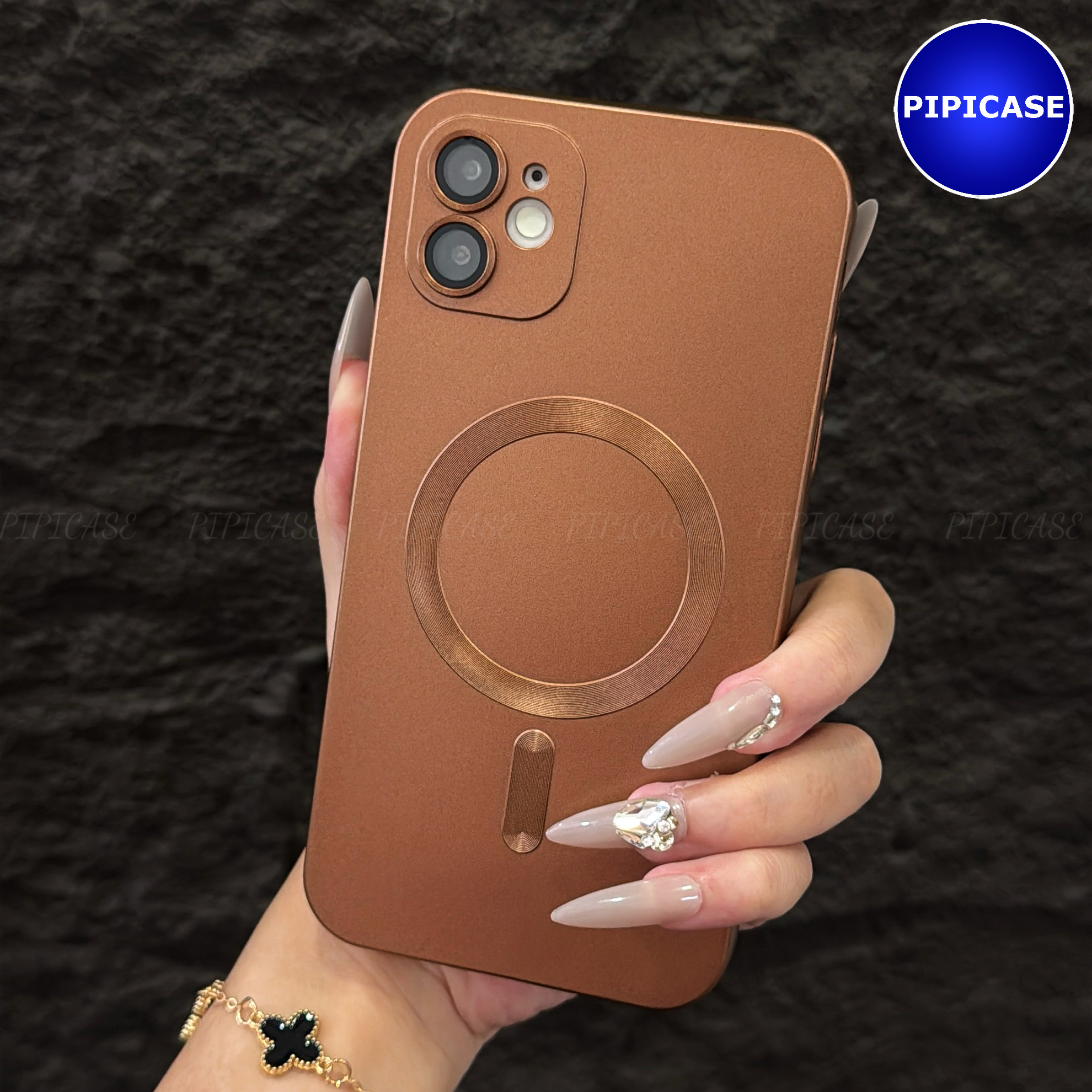 Ốp Lưng iPhone 11 - Ops - Nâu