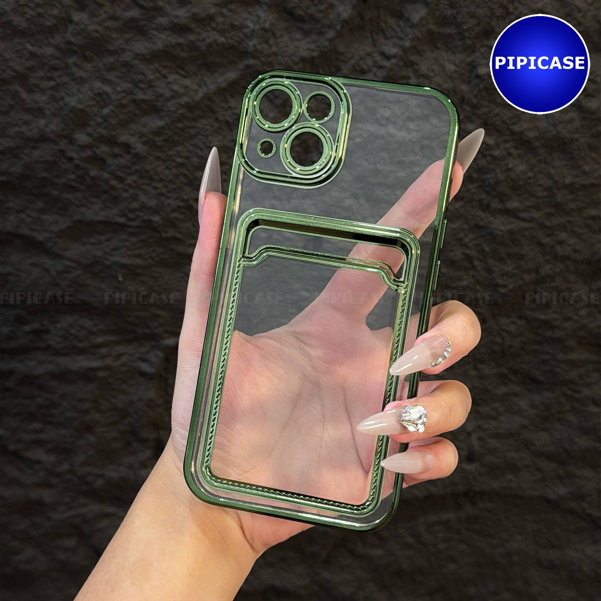 Ốp Lưng iPhone 14 - Ốp Thẻ - Xanh Lá_thumbnail_14