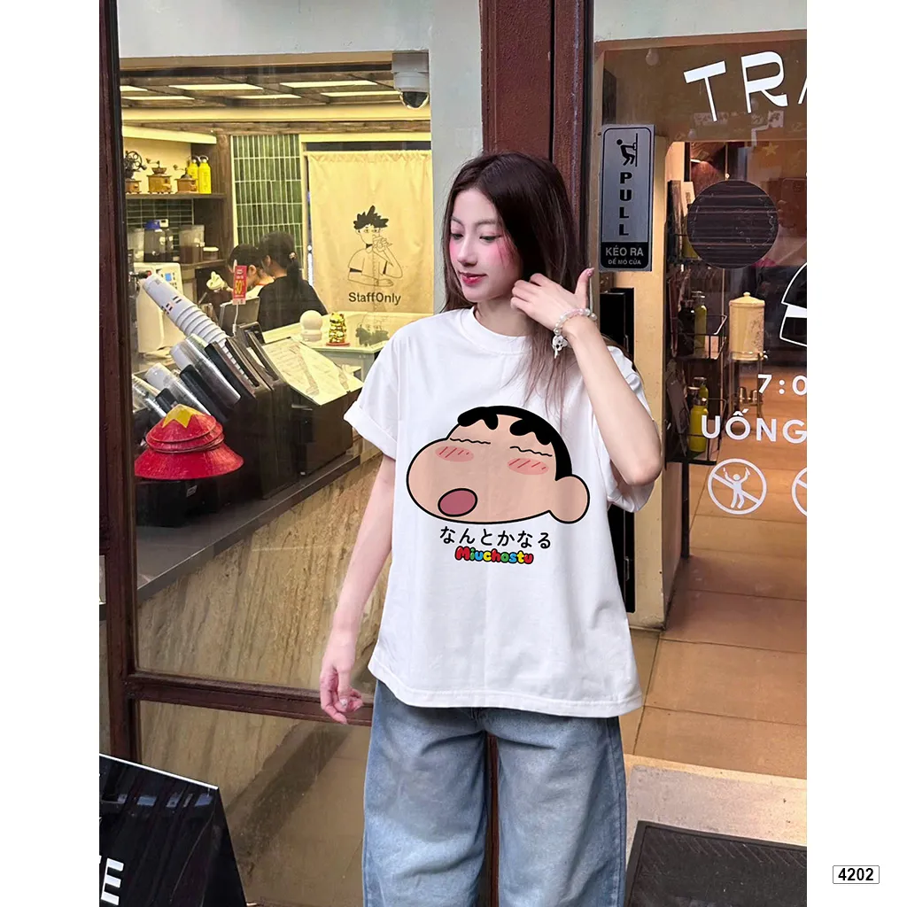 Áo thun boxy nam nữ Shiin cute Miucho 4202_thumbnail_6