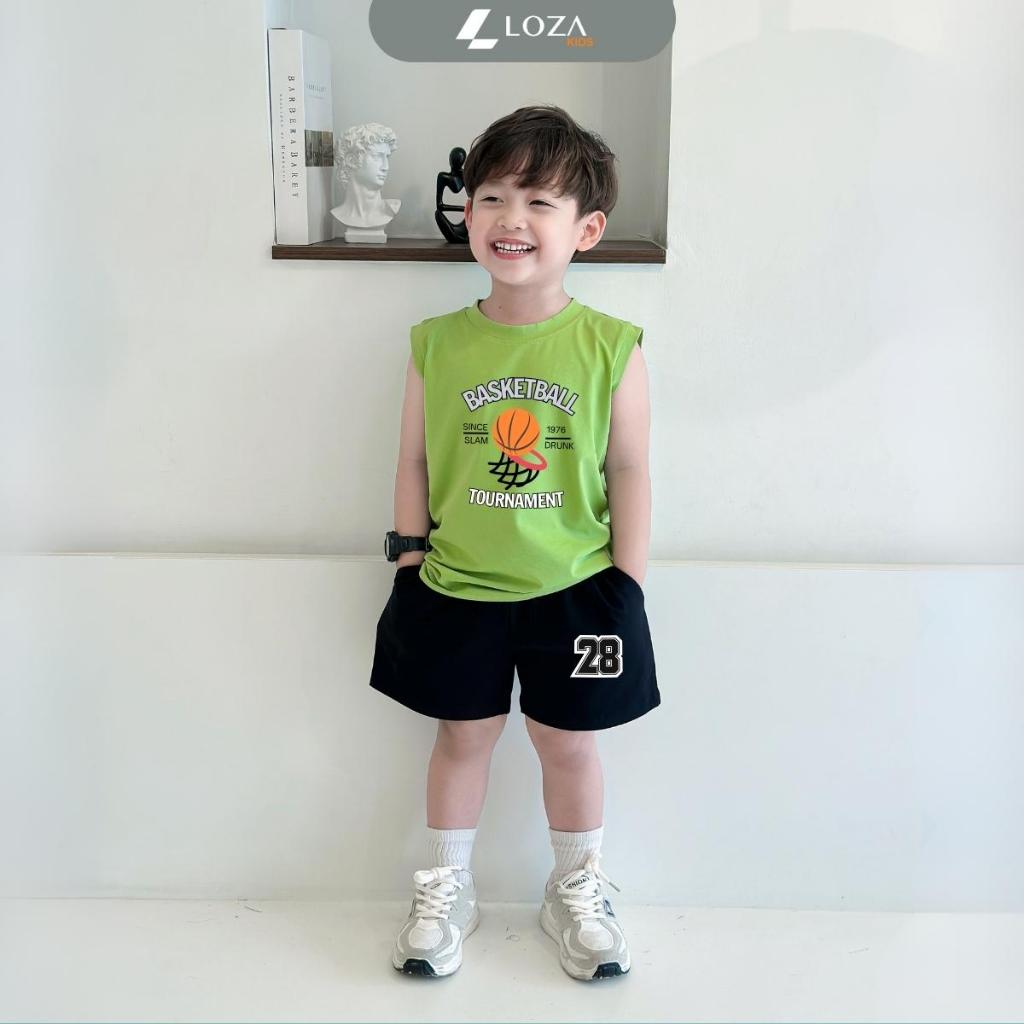 [XẢ KHO BỘ BA LỖ] Bộ ba lỗ cho bé trai nhiều mẫu lẻ size từ 15-40kg - Quần áo bé trai - Loza Kids XABL01_thumbnail_21