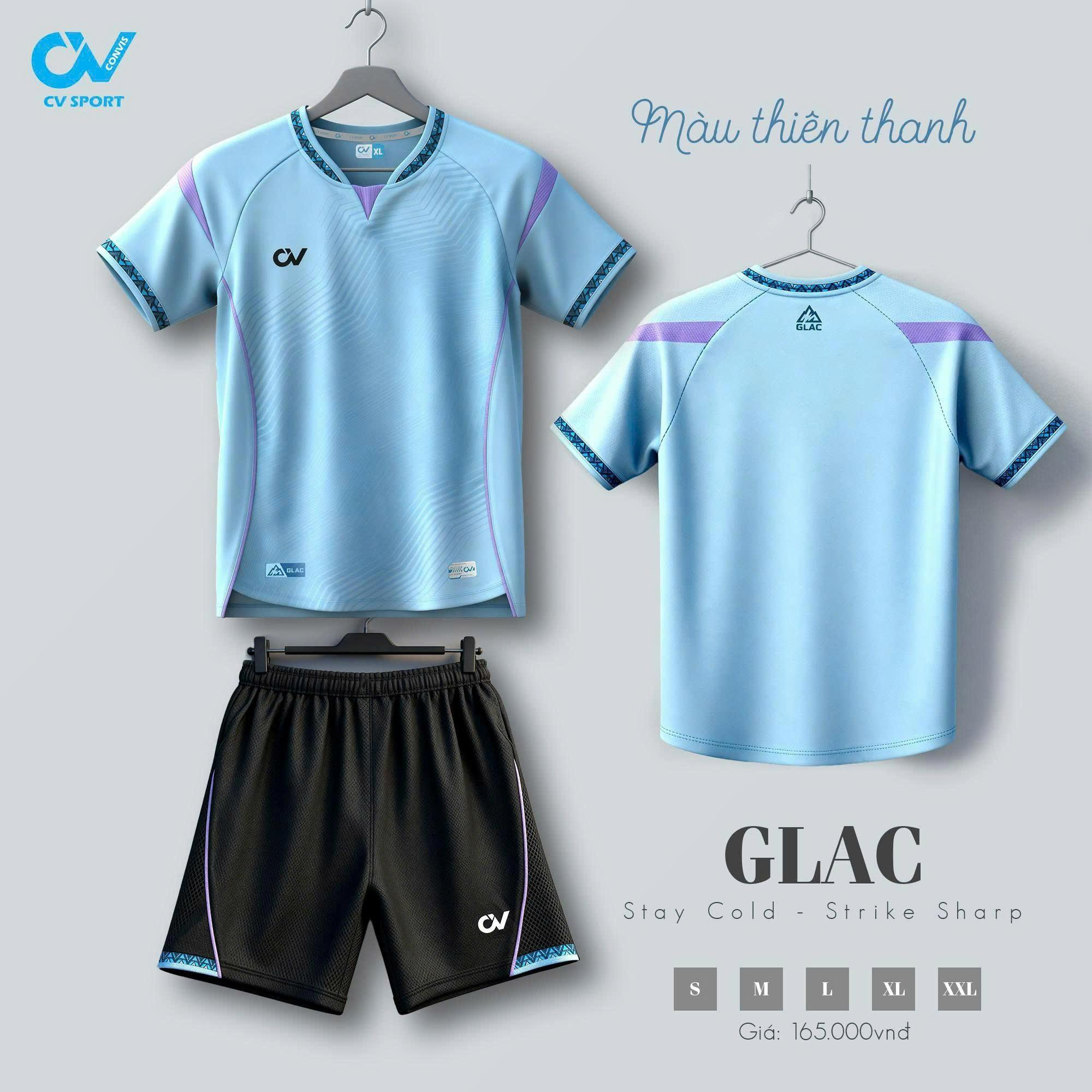 BST Quần Áo Bóng Đá CV GLAC Thun Mè Airmaxx Thoáng Khí Thể Thao Đương Đại_thumbnail_4