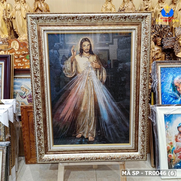 Tranh dệt Chúa thương xót 60x80cm_thumbnail_2