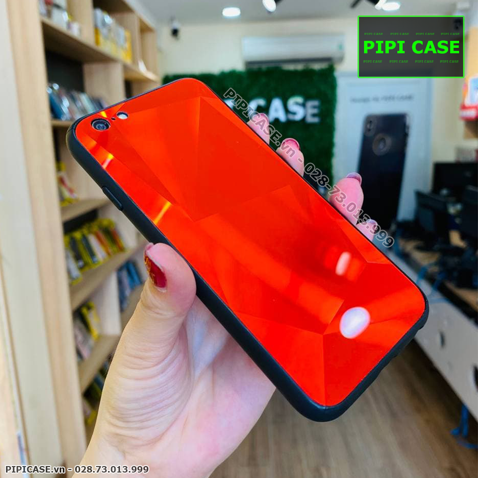 Ốp Lưng iPhone 6 / 6S - Kim Cương 6D - Đỏ_thumbnail_5