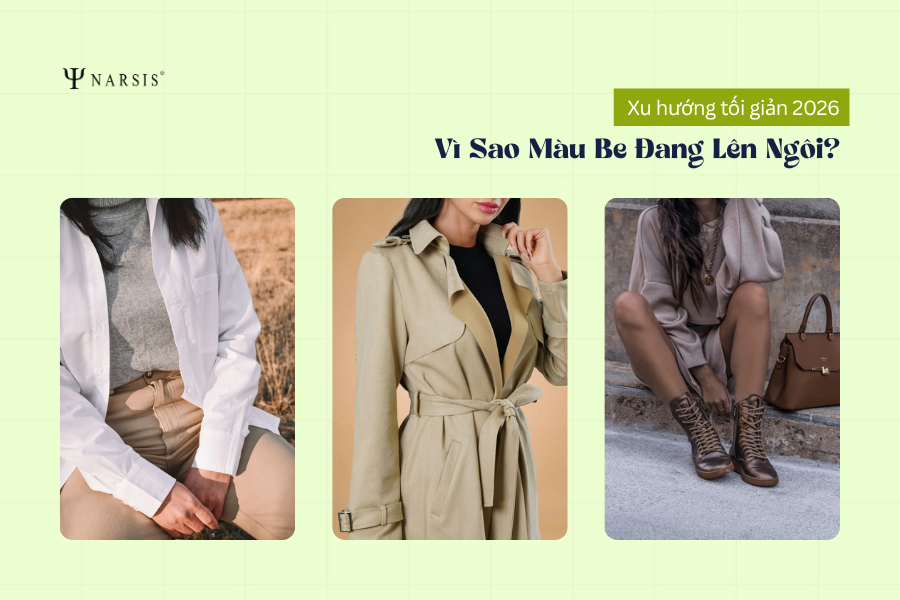 Màu Be Trong Phong Cách Tối Giản 2026: Ý Nghĩa Và Cách Phối