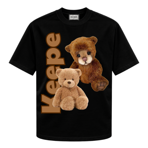 DOUPLE Teddy DCK T-Shirt - Cotton 100%