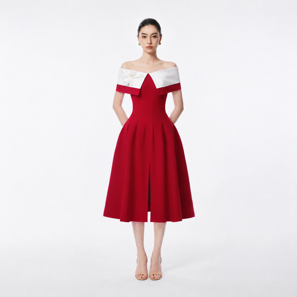RED TESSA DRESS